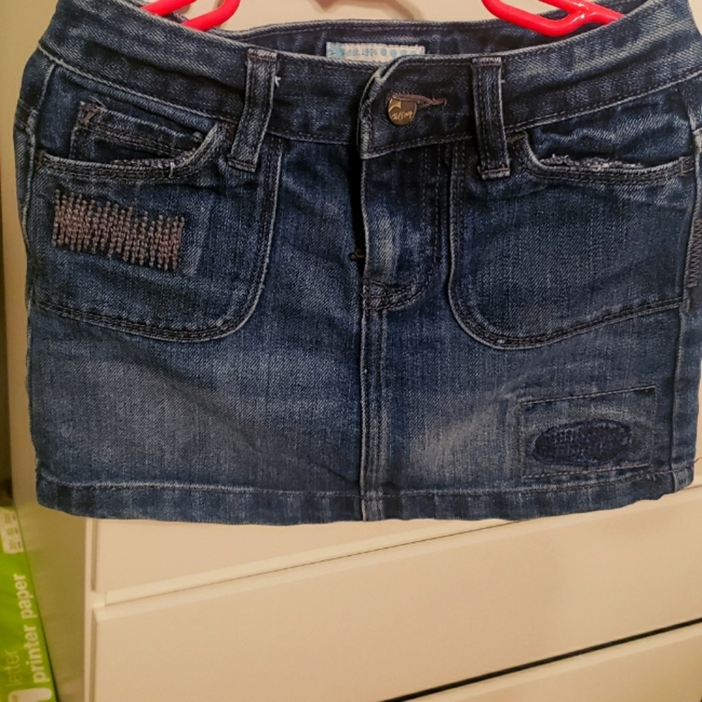 Old Navy kids girls jean skirt
